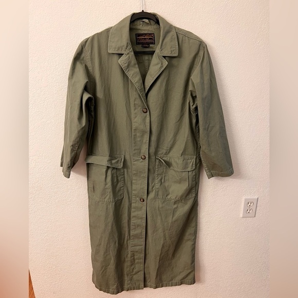 Eddie Bauer trench coat jacket womens size medium - Picture 1 of 9
